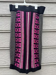 Falda elástica a lápiz multicolor Derek Heart para mujer talla grande - Imagen 1 de 2