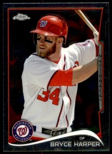 2014 Topps Chrome Bryce Harper Washington Nationals #150A