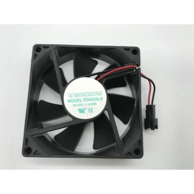 For TOYON TD8020LS 80*80*20mm 12V 0.08A Cooling fan 2pin - Image 1 of 2