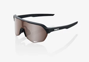 100% Percent Sunglasses S2 Soft Tact Black - Hiper Crimson Silver + Clear - Picture 1 of 1