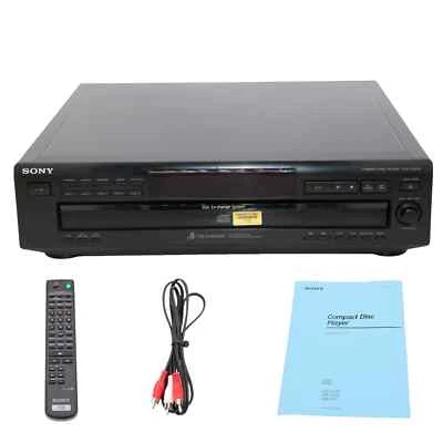 Sony CDP-CE235 5 Disc CD Carousel Changer Player w/ Remote & Optical Out -Tested - Image 1 of 4