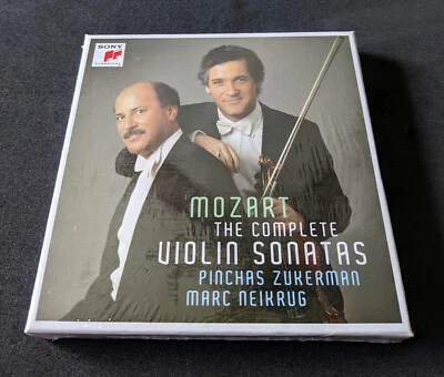 MOZART, PINCHAS ZUKERMAN, MARC NEIKRUG ‎– THE COMPLETE VIOLIN SONATAS / 6CD BOX - Image 1 of 4