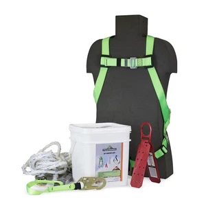 Fall Protection Roofer's Kit, Complete Safety Gear for Roofing with Universal... - Bild 1 von 8