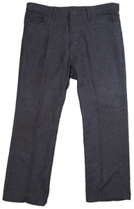 Wrangler Wrancher 82HO Men's 40x30 Dress Pants Heather Brown Polyester - Picture 1 of 10