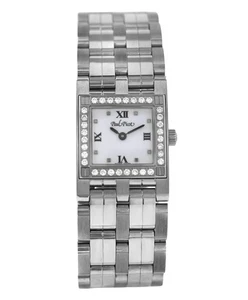 Paul Picot Cosmopolitan 4088 Diamonds White Dial Steel 21MM Ladies' Quartz - Picture 1 of 9