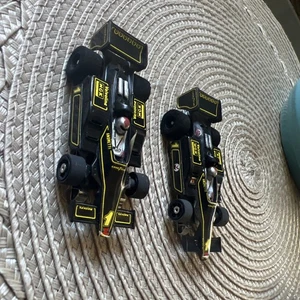 Aurora Afx Super G-Plus #1 Mario Andretti Lotus F1 Black Yellow HO Untested 2 Pc - Picture 1 of 10