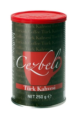 Cezbeli Fine Ground Turkish Coffee 8.8 oz Can - Imported from Turkey, Authentic - Image 1 of 2