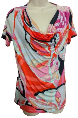 Top cuello capucha Emilio Pucci talla múltiple 6 rayón y elastano firma Foto 1 de 4