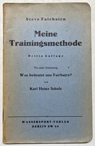 Rudern Rudersport Sport / Schulz - Meine Trainingsmethode Steve Fairbairn 1938 - Picture 1 of 1