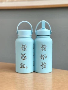 Glaceon Water Bottle Engraved Coffee Tumbler with Ice Beam Glaceon & Unite - Picture 1 of 10