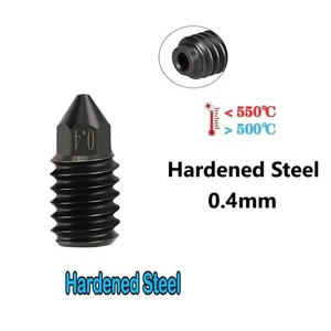 2/3/5x 0.2mm-0.8mm Harden Steel Nozzle for Anycubic Kobra S1/S1 Combo 3D Printer - Picture 1 of 10