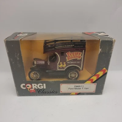 Vintage 1986 Corgi Classics Ford Model T Van Stieff Button In Ear Nº D865/11 - Image 1 of 4