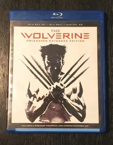 The Wolverine (3D Blu-Ray, 2013) 3-Disc Set Extended Edition X-Men Hugh Jackman - Foto 1 di 8