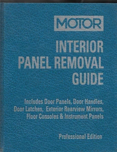 MOTOR INTERIOR PANEL REMOVAL GUIDE DOOR LATCHES HANDLES MIRRORS 1991-2007 Cars - Picture 1 of 3