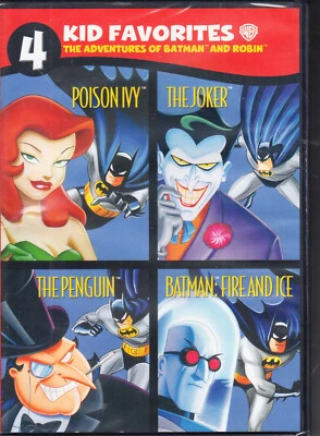 4 Kid Favorites: The Adventures of Batman and Robin (DVD, 2014, 2-Disc Set) [O4] - Image 1 of 2