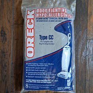 ORECK Type CC Celoc Charcoal Filter Type CC Vacuum Bags CCPK80F *FIVE (5) Bags*