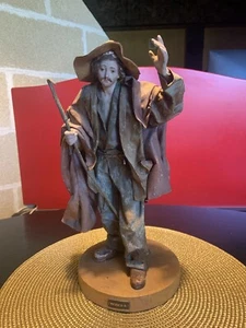 STATUA IN CARTAPESTA DEL MAESTRO SALENTINO SANTINO MERICO primi anni 80 - Foto 1 di 7