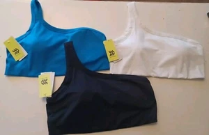 All In Motion Women's XXL Sport Bras - Light Support Asymmetrical- LOT OF 3 BRAS - Picture 1 of 7