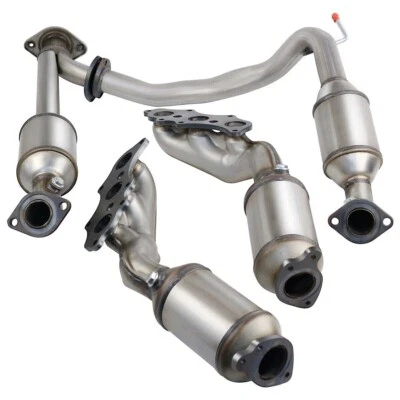 2010-2012 Toyota FJ Cruiser 4.0L Both Manifold & REAR Catalytic Converters OBDII - Image 1 of 2