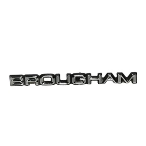 Vintage Emblem Badge Logo Cadillac OEM Brougham 3 7/8" Metal Nameplate 1741925 - Picture 1 of 11