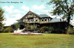Postal de Birmingham Alabama Al Country Club - Imagen 1 de 3