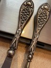 VINTAGE SOLID STERLING SILVER HANDLES BUTTON HOOK AND SHOE HORN SET