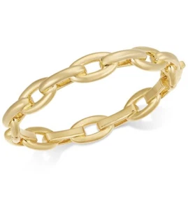 $68 KATE SPADE  GOLD TONE LINK COLLAR BRACELET  CHAIN REACTION M48aa - Picture 1 of 6