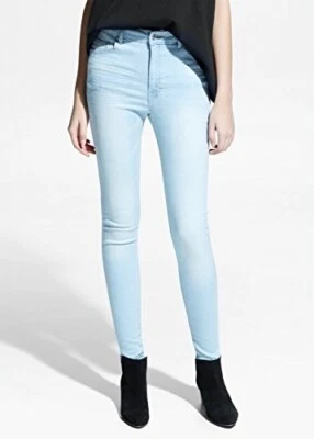 MANGO Womens Ladies High Waisted Skinny Stretch Jeans Denim - Image 1 of 4