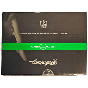 NEW Campagnolo VELOCE 10 Speed ALLOY Power Shift Ergo Lever Set & Cables: BLACK