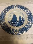 Vintage Blauw Delfts Royal Distel Scr. Hand Painted Made In Holland Bowl