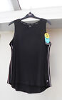 M&S Goodmove Black Sports Gym Top or Vest Size 16 Marks & Spencer - New