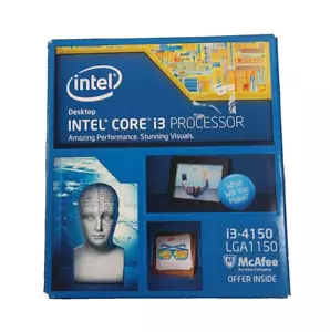 Intel Core i3-4150 - 3.5GHz 2-Core (SR1PJ) CPU Processor (BX80646I34150) *NEW* - Picture 1 of 7