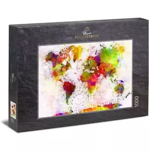 Puzzle di Ulmer ""Mondo colorato"" mappa del mondo 1000 pezzi PUZZLE - Foto 1 di 6