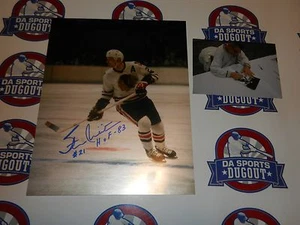 STAN MIKITA SIGNED 8x10 photo Chicago Blackhawks HOF 83 - Picture 1 of 1