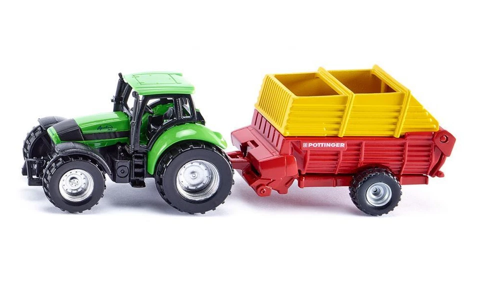 SIKU BLISTER PACK 1676 Agrotron Tractor / Poettinger Loader Wagon Die-cast Model - Image 1 of 1