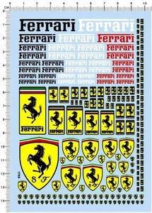 1/12 1/18 1/24 1/20 1/43 decals Ferrari 1705 - Picture 1 of 2