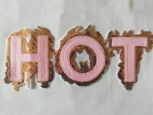 HOT Sticker Aufnäher Pailletten DIY Nähen - Bild 1 von 1