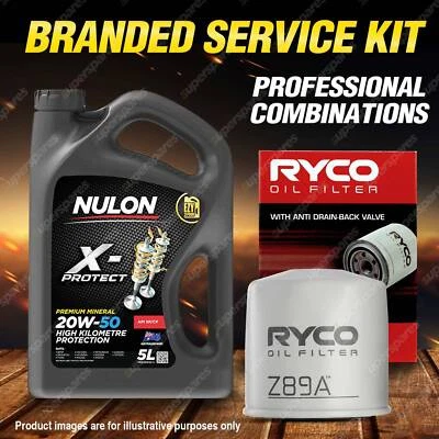 Ryco Oil Filter 5L PRO20W50 Engine Oil Service for Ford Cortina Escort MK2 - image 1 of 2