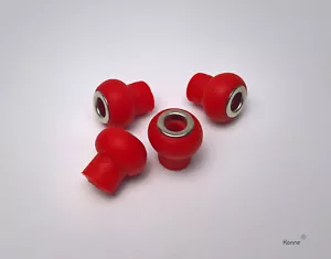 The BEST Mushrooms Grommet in Red / Thorens TD-124 TD224 TD135 cb909 cb1236 - Picture 1 of 3