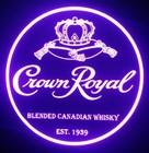 Crown Royal Whisky LED Sign Personalized, Home bar pub Sign, Lighted non neon