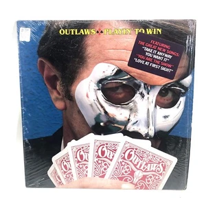 Outlaws - Playin To Win - 1978 LP Record Album in Shrink - Vinyl GOOD COPY - Picture 1 of 6
