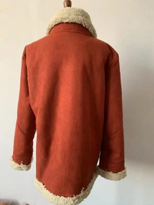 Men's Jacket Warm Faux Fur Collar Fleece Lined Casual Coat Winter Thick Coat - Image 1 of 4