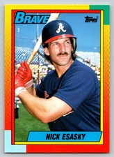 1990  Topps Traded #30T Nick Esasky Atlanta Braves