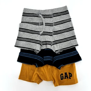 Gap Kids Boy's 3- Pack Organic Cotton Boxer Briefs Logo Size Small 6-7 NWT - Picture 1 of 7