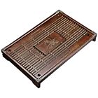 2X(Tea Tray, Chinese Gongfu Tea Table Set With Water Storage Drainage2464