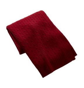 Ralph Lauren Home Collection Cable Cashmere Throw Blanket 60" x 60" New $595 - Picture 1 of 3