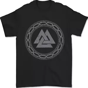 Símbolo Vikingo Valknut Gris Gimnasio Hombres Camiseta 100% Algodón - Imagen 1 de 2