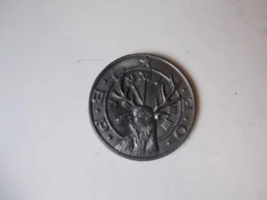 VINTAGE c1970's ELKS B.P.O.E BELT BUCKLE GEM 508 2-5/8" - Picture 1 of 3