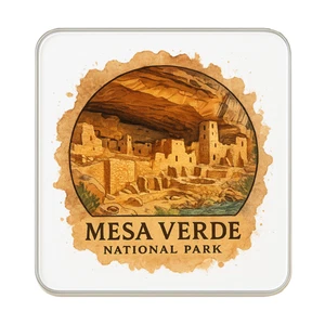 Kühlschrankmagnet Mesa Verde Nationalpark USA: Niedliches handgefertigtes Reise-Souvenir-Geschenk - Bild 1 von 5