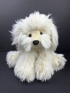 Gund's Dreyfus 13" Fluffy Shaggy White Dog Puppy Plush Stuffed Animal - Picture 1 of 7